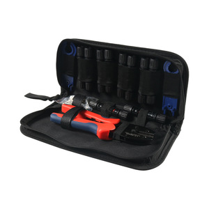 Kit d'outils de sertissage photovoltaïque, pince à sertir pour fil d'acier 10 Awg avec poignée souple pour l'installation de câbles solaires - Product Image 5