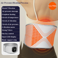 Phenitech Vibrierender Luftkompressions-Taillengürtel Taillenmassagegerät Graphen-Wärme Unterer Rücken Massagegürtel Vibration