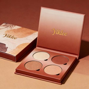 Boîte cosmétique vide de <span class=keywords><strong>bonne</strong></span> qualité, DIY, palette de fards à paupières à 4 trous, palette de blush et de <span class=keywords><strong>contour</strong></span>, boîte à maquillage en papier magnétique avec miroir - Product Image 2