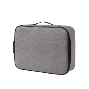 Bolsa de almacenamiento de documentos, bolsa de archivo de gran capacidad multicapa para el hogar <span class=keywords><strong>del</strong></span> <span class=keywords><strong>viajero</strong></span>, bolsa de almacenamiento de bloqueo portátil - Product Image 1