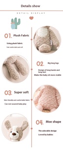 Peluche per animali domestici gambe lunghe piccoli animali modellanti <span class=keywords><strong>cane</strong></span> morso interattivo morbido compagno di grandi dimensioni giocattoli possono essere personalizzati - Product Image 6