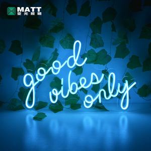 Matt Dropshipping <strong>Neon</strong> Wedding Supplies Decorations Personalized Custom Last Name <strong>Neon</strong> <strong>Sign</strong> <strong>Good</strong> <strong>Vibes</strong> <strong>Only</strong> <strong>Neon</strong> Light - Product Image 3