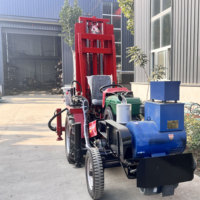 Foreuse hydraulique rotative pour puits d'eau, capacité de 150 mètres de profondeur, diamètre de forage de 600 mm, tête motrice et boîte de vitesses à puissance accrue