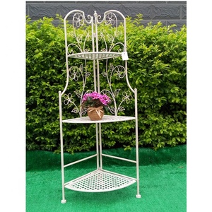 <span class=keywords><strong>Étagère</strong></span>s d'angle décoratives en fer pour fleurs, meubles d'extérieur, ensemble de jardin, certification BV & S G S - Product Image 3
