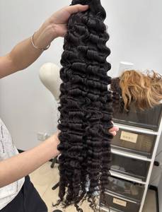 Cheveux humains bruts à 100% <span class=keywords><strong>Prix</strong></span> de gros Cheveux bouclés birmans Cheveux en mèches Cheveux Empress Diamond Femme noire - Product Image 6