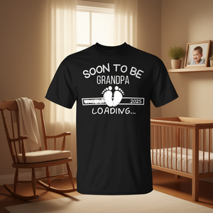 T-shirt « Bientôt grand-père 2025 » – Cadeau promotionnel pour futur grand-père - Product Image 3