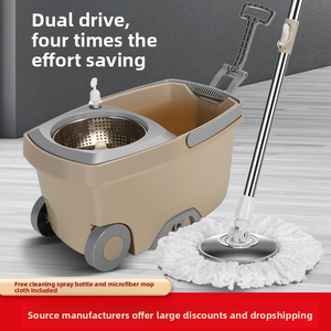 Top Selling Household Items Cleaning Product 360 <b>Mop</b> <b>and</b> Self Separation Dirty <b>Bucket</b> Set with Wheels for Floor Use - Product Image 3