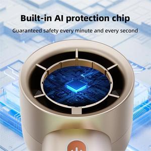 Nuevo Ventilador de Mano de 100 Velocidades, Mini Ventilador USB Recargable, Plegable, Portátil, Turbo, Material de PVC - Product Image 4