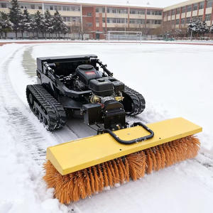 Hochwertiger Industrieller Raupenmäher mit Benzinmotor und Fernbedienung, Schneefräse mit 4-Takt-Motor und 27 PS Leistung für Landwirtschaft und Garten - Product Image 3