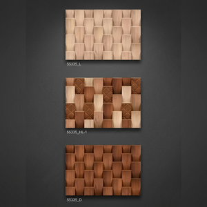 Carreaux muraux en céramique brillants 3D imitation briques traditionnelles pour intérieur, 300x450mm, émaillés numériquement, étanches - Product Image 6