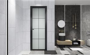 <span class=keywords><strong>Porte</strong></span> <span class=keywords><strong>coulissante</strong></span> magnétique moderne à double rail en aluminium et verre pour maison, hôtel, chambre, salon – <span class=keywords><strong>Porte</strong></span> intérieure en verre : La solution tout-en-un - Product Image 4