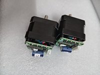 Moteur pas à pas hybride 42 mm avec driver intégré, commande de direction monobloc, entrée d'impulsions, options de potentiomètre, interrupteur DIP