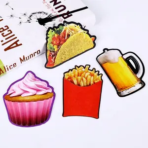 Food Shape Taco French fries Cakes Beer Color Double-sided Printing Football Tree Air Fresheners Car Freshener