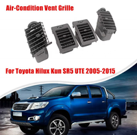 1 jeu de 4 pièces Grille d'aération intérieure de climatisation pour Toyota Hilux Vigo SR5 2005-2015 55650-0K010 55680-0K010 55670-0K010