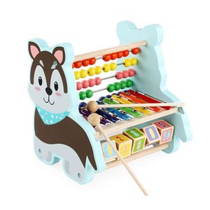 Juguetes de Inteligencia de Madera, Piano Multifuncional de Ocho Notas, Marco de Conteo, Rompecabezas para Niños, Juguetes Educativos Tempranos Montessori, Toysrunner - Product Image 4