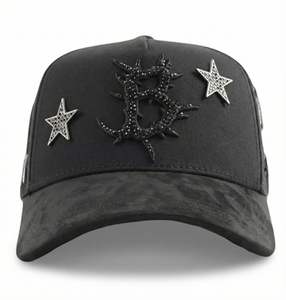 Casquettes de baseball brodées en <span class=keywords><strong>daim</strong></span> à 5 panneaux avec visière incurvée, style vintage, collection originale BARBAS HATS, vente en gros - Product Image 1