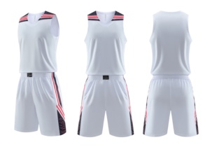 Camisetas de baloncesto personalizadas de alto grado, absorbentes de sudor, transpirables para adultos y niños, conjuntos de uniformes cómodos de talla grande disponibles - Product Image 3