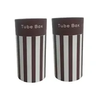Emballage personnalisé en tube de papier, carton alimentaire, boîte cylindrique pour biscuits, bonbons, chocolat, cadeaux, emballage en tube de papier