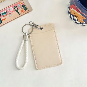 <span class=keywords><strong>Porte</strong></span>-badge professionnel personnalisé en cuir PU gris foncé à une fente pour cartes de visite nationales - Product Image 2