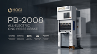 Presse plieuse électrique Hogi Servo 3 axes 6 axes 20 tonnes/800 mm 40 tonnes/1600 mm 50 tonnes/1600 mm Mini machine CNC