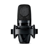 Ensemble de microphone à condensateur PGA27 avec support antichoc et carte son pour diffusion en direct, karaoké, enregistrement, utilisation avec smartphone