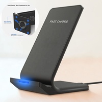 Q740 H8 Station de charge sans fil portable 10W à charge rapide pour téléphone portable, support de bureau pour iPhone 17 16 15 14 PRO 13 12
