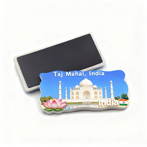 Imán de Resina para Refrigerador con Diseño de Paisaje Rural, Hecho a Mano, Regalo de Viaje - Product Image 6