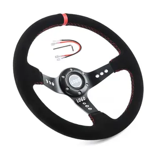 JDM Racing-volante de carreras de 14 pulgadas, para juegos de coche, Universal