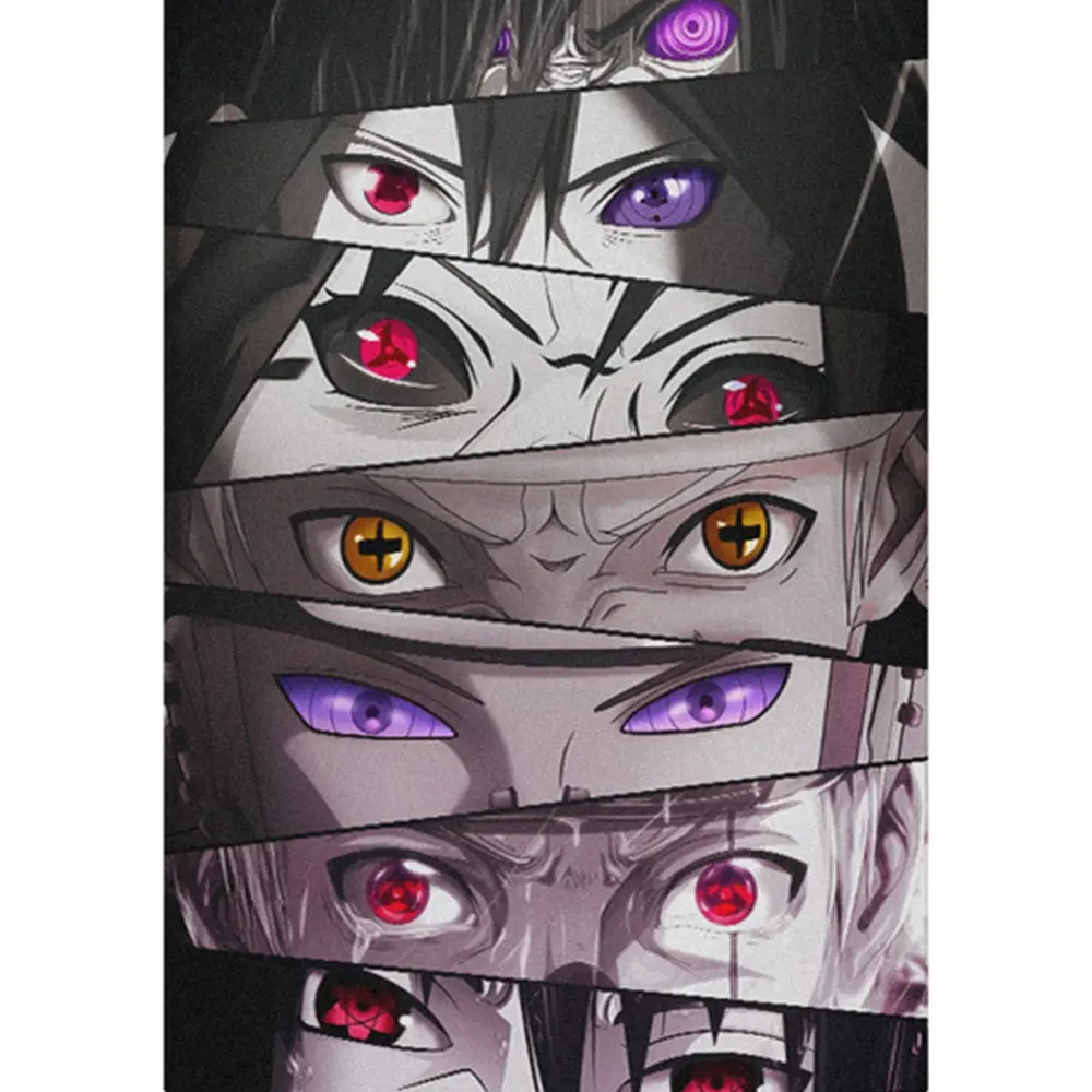 Big size Anime giapponesi poster Art Canvas Painting Wall Decor Anime Home Decor pittura diamante per bambini 5D fai da te