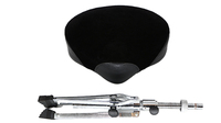 Tabouret de batterie DA140 noir avec revêtement en éponge à haute élasticité, hauteur réglable, tabouret de selle pour jouer d'instruments de musique