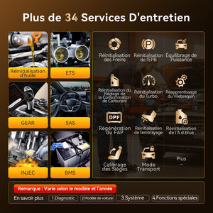 THINKCAR THINKSCAN 689BT Ferramentas de Diagnóstico Automotivo Atualização Gratuita Vitalícia Codificação de ECU 34 Reset <span class=keywords><strong>Scanner</strong></span> Automotivo Bidirecional - Product Image 5