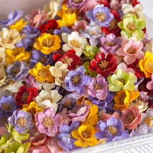 LUIY - Matériaux DIY pour boucles d'oreilles et bracelets, fleurs séchées véritables, roses en résine époxy, style forêt féerique - Product Image 2