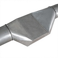 Raccord de conduit déformé 150 mm en acier galvanisé flexible, économie d'énergie pour les hôpitaux et les écoles, conception japonaise