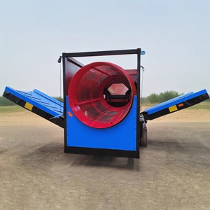 Offre Spéciale petit trommel écran en acier au carbone matériel circulaire Compost Trommelcirculaire moteur criblage criblage tamis vibrant - Product Image 1