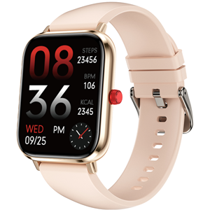 最新の人気AW63スクエアiOSスマートウォッチ、IP67防水、TFTディスプレイ、睡眠トラッカー、カレンダー、BT通話、スポーツ・健康モニタリング機能搭載 - Product Image 1