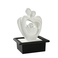 Fuente de Cascada Artificial de Resina Weivista, Decoración Fengshui para Mesa de Oficina Interior