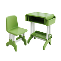 Mobilier scolaire pour enfants personnalisable Bureau et chaise Tables et chaises réglables pour étudiants