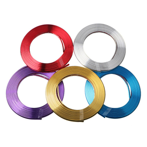 Bande Décorative <span class=keywords><strong>Jante</strong></span> Électroplaquée Automobile 8m, Bande Anti-Rayures <span class=keywords><strong>Pneu</strong></span>, <span class=keywords><strong>Protecteur</strong></span> de <span class=keywords><strong>Jante</strong></span> de Voiture, Autocollant de <span class=keywords><strong>Jante</strong></span> - Product Image 2