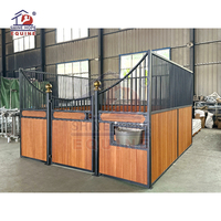 Ferme mobile pas cher Portable Metal Design Horse Box Stable Fronts Stall à vendre
