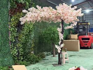 Árbol de flor de <span class=keywords><strong>ciruelo</strong></span> de melocotón de <span class=keywords><strong>cerezo</strong></span> artificial colgante para decoraciones de boda de centro comercial escenas de transmisión en vivo árbol de flor realista - Product Image 3