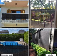 Écran vert foncé de barrière d'intimité/filet coupe-vent/anti filet de vent pour le court de tennis