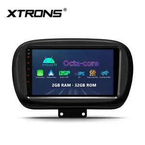 XTRONS 9英寸放射自显影安卓汽车多媒体播放器菲亚特500X 2015-2020带DSP同轴音频输出汽车DVD播放器