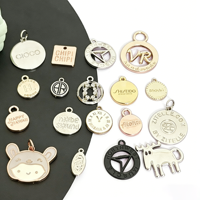 Plaques et logos en alliage de zinc robustes pour accessoires de sacs à main et sacs, légers, de haute qualité, en métal