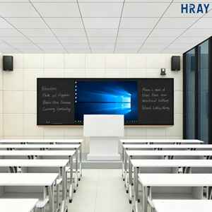 Pizarra Interactiva Inteligente HRAY de 86 Pulgadas con Vista Panorámica, 4GB 32GB OEM ODM para Uso en la Enseñanza Internacional de Primaria y Secundaria - Product Image 1