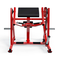 Équipement d'exercice de gymnastique commerciale plaque d'entraînement de force chargée Machine de courbure de biceps assis