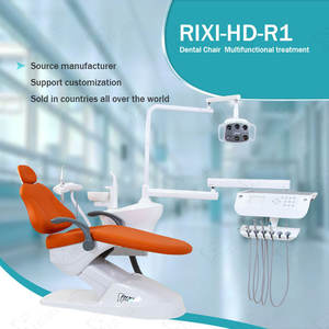 เก้าอี้ทำฟัน Riwi รุ่น Hori R1 แบบไฟฟ้า สีขาว พร้อมอ่างบ้วนน้ำลายเซรามิก อุปกรณ์สำหรับคลินิกทันตกรรม - Product Image 4