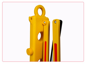 Nhựa có thể thu vào thành phố lan can gấp xây dựng cách ly vành đai lan can hàng rào giao thông di chuyển tạm thời - Product Image 4