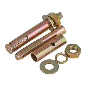 Boulon d'ancrage chimique en acier au carbone galvanisé, boulon mécanique à expansion, boulon mécanique à double manchon - Product Image 3