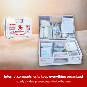 Oripower DIN 13157 Cassetta di Pronto Soccorso e Kit Medico d'Emergenza Multifunzionale in Plastica ABS, Montabile a Parete - Product Image 5