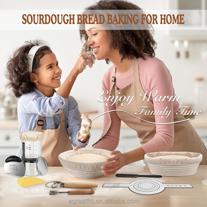 Superbaking - Juego de Cestas Redondas de Mimbre Natural Ecológico de 9 Pulgadas para Fermentar Pan, Herramientas y Suministros para Hacer Pan - Product Image 6